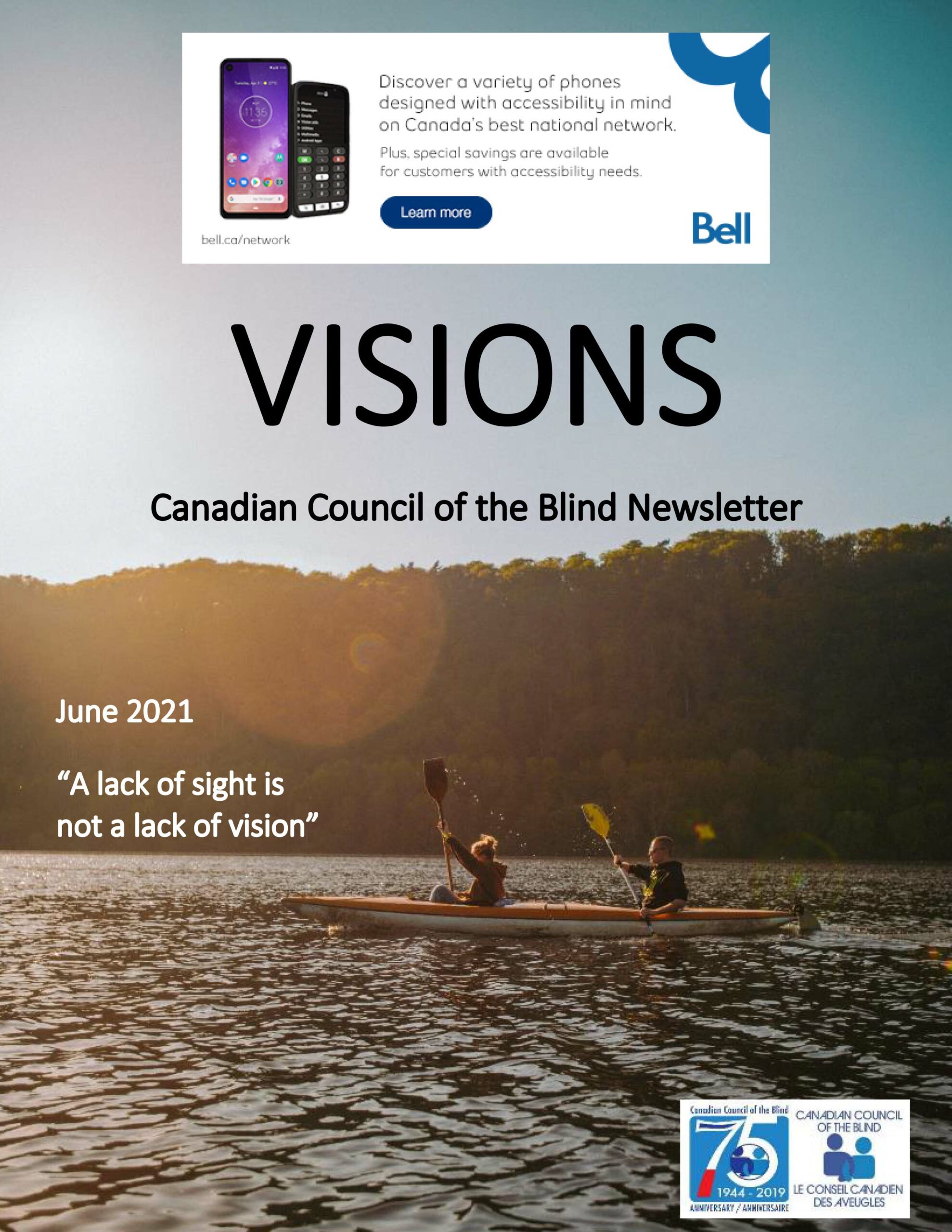 Canadian Council of the Blind Canadian Council of the Blind Is the