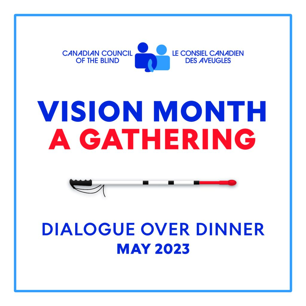 Logo of the (Vision Month - A Gathering) Dialogue over Dinner May 2023
