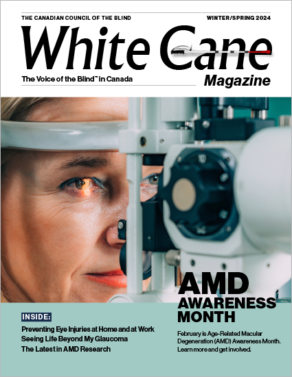 White Cane Magazine Cover winter/Spring 2024