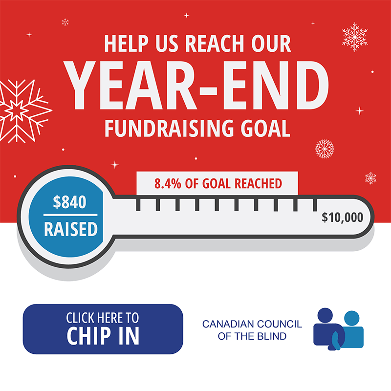 Pop up image promoting donations for the month