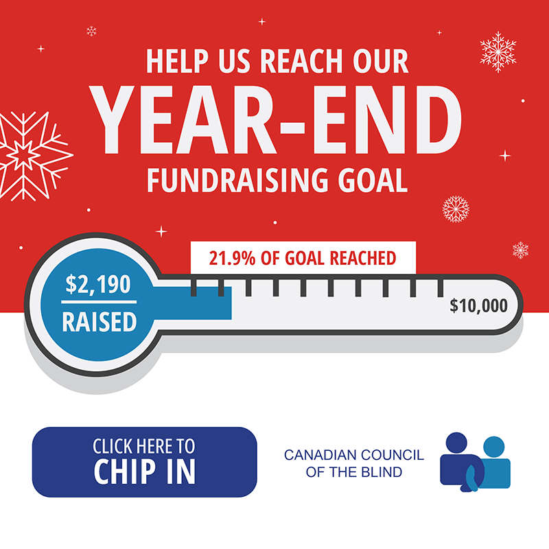 Pop up image promoting donations for the month