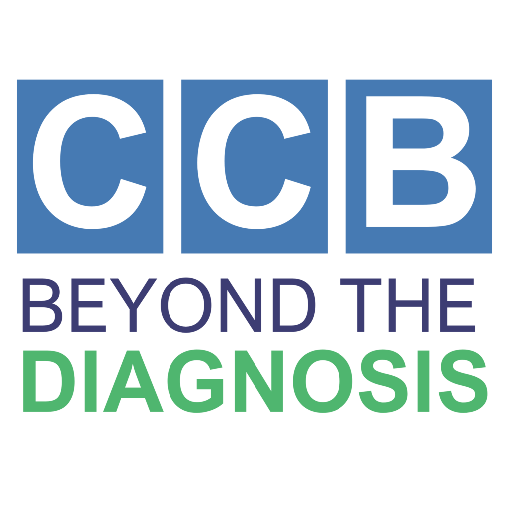 logo for the beyond the diagnosis webinar series